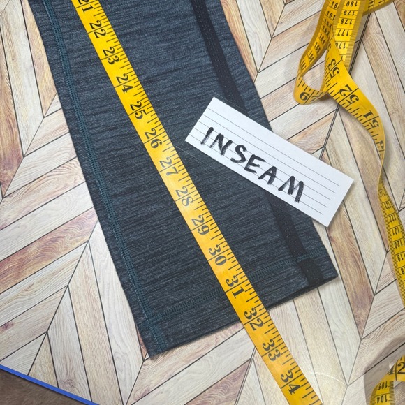 Lululemon Forme Pant Sz 6 Yoga Straight Leg W59595 Blue Black Mid Rise Dance Gym - Picture 7 of 12